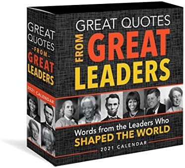 2021 Great Quotes from Great Leaders Boxed Calendar: 365 Inspirational Quotes From Leaders Who Sh... | Amazon (US)