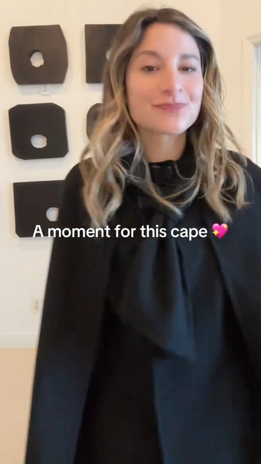 Feeling like Blair Waldorf in this cape jacket, miniskirt, tights and boots! All black with a sweet silhouette 🖤

#LTKPetite #LTKootd