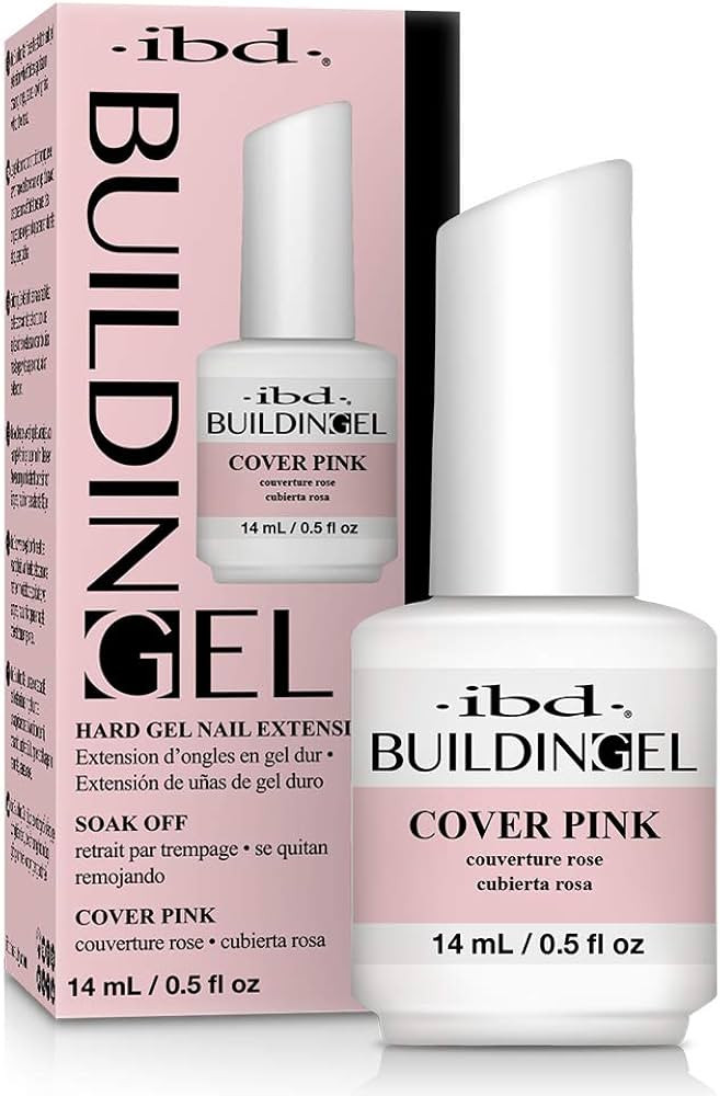IBD Building Gel, Hard Gel Nail Extension, Cover Pink, 0.5 oz | Amazon (US)