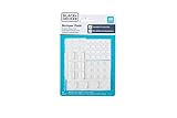 Black & Decker Multi-Pack Plastic Bumper Furniture Pads, 48 Pieces, Clear | Amazon (US)