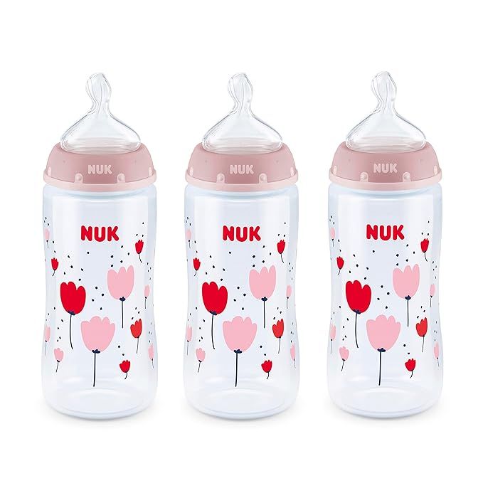 NUK Smooth Flow Anti-Colic Bottle, 10 Oz, 3 Pack | Amazon (US)