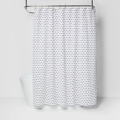 Textured Striped Shower Curtain - Project 62™ | Target