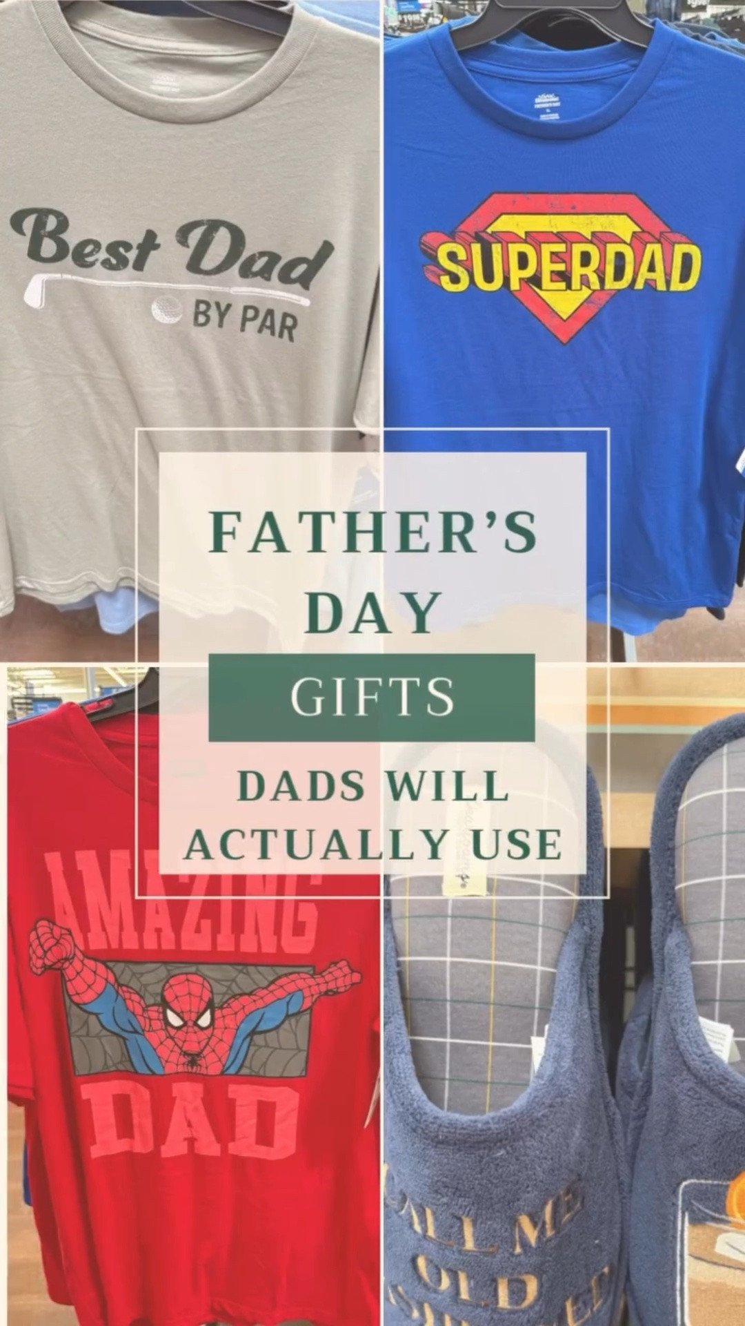 If Father’s Day shopping is still on your to-do list, I found some affordable @walmart finds worth checking out #paidlink #WalmartPartner Father’s Day gift guide

From funny dad shirts like “Best Dad By Par,” “Super Dad,” and “World’s Greatest Dad” to comfy slippers he’ll actually wear, these are easy gift ideas that don’t require hours of searching.

I’m always hunting for the best Walmart, Target, and Amazon finds so you don’t have to.

Which one would the dad in your life choose? Linked in my bio under Walmart Father’s Day Finds.

Follow @sparklinginstyle for affordable finds, gift ideas, and everyday discoveries that make shopping easier.

#walmartfinds #fathersdaygifts #dadgifts giftideasfordad affordablefinds

Walmart Father’s Day finds, Father’s Day gifts, funny dad shirts, dad slippers, affordable Father’s Day gifts, Walmart gift ideas, gift ideas for dad, Father’s Day shopping