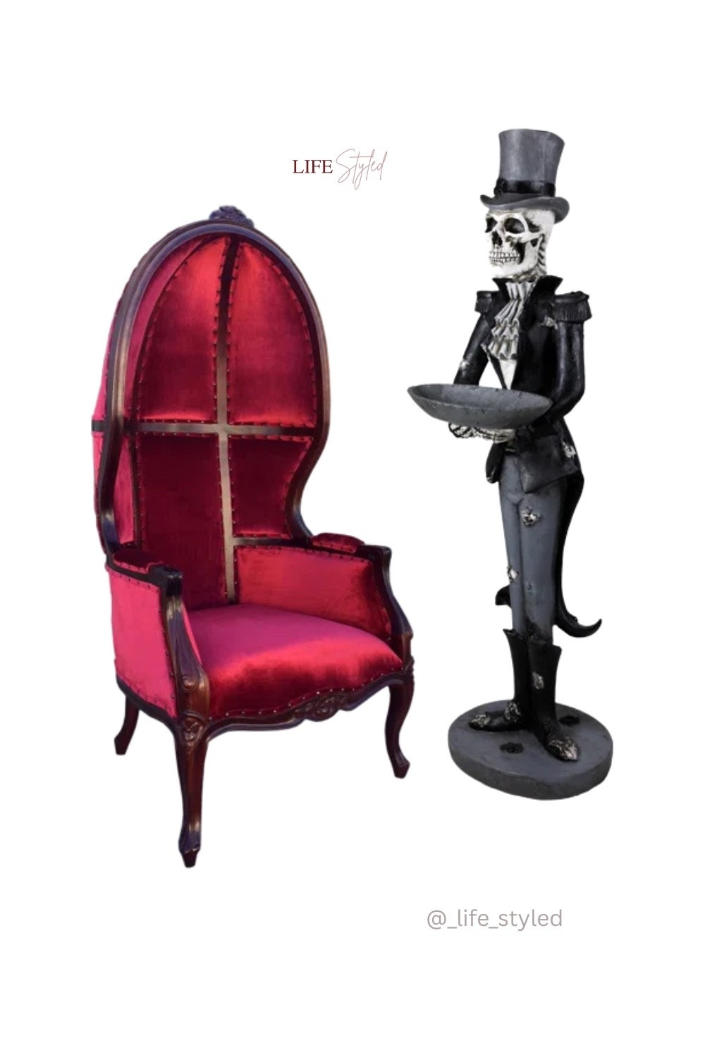 Not me planning my entire Halloween decor around this chair… 👀 And it’s on sale! 🔥

#LTKSeasonal #LTKHome #LTKSaleAlert