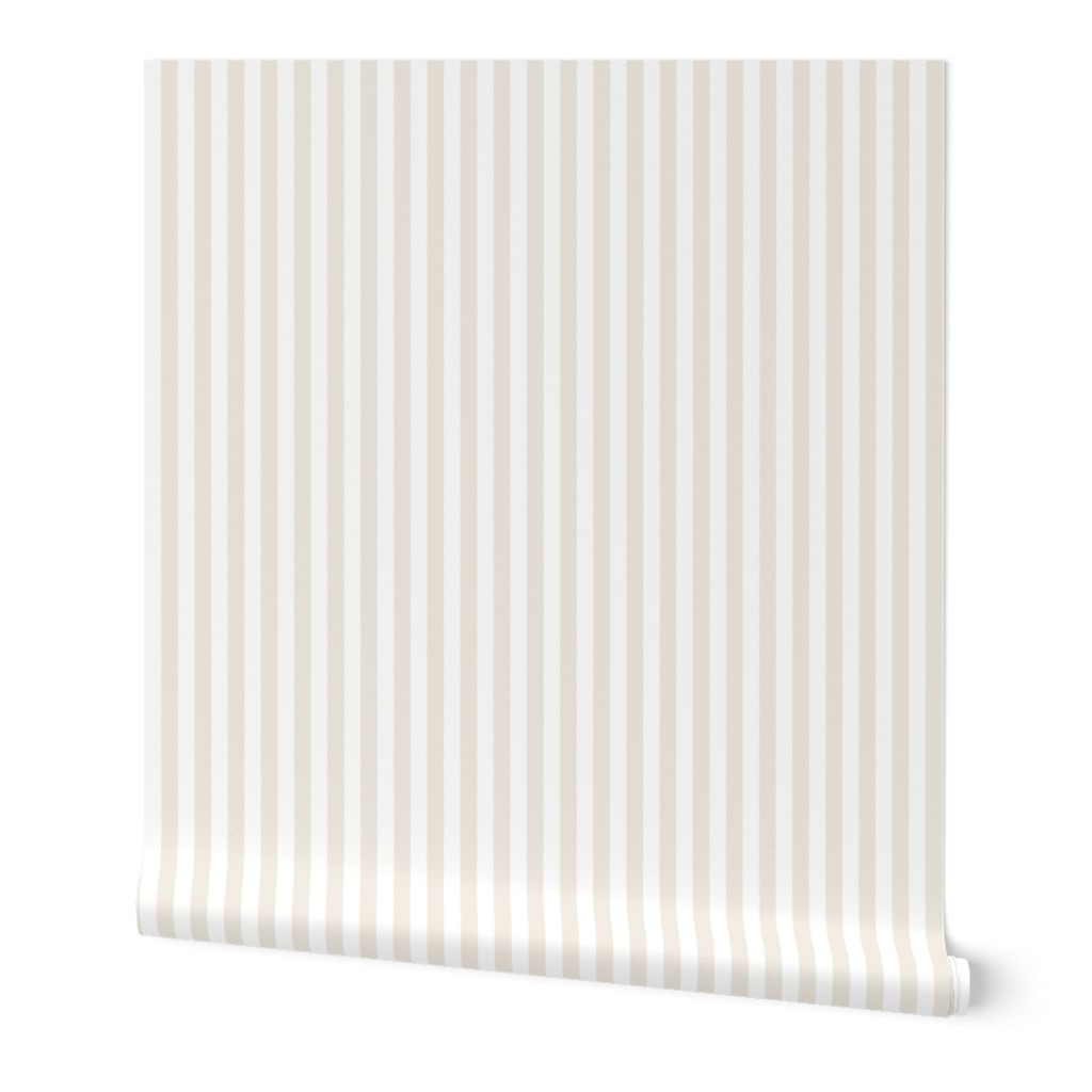 Cream Stripes Wallpaper | Spoonflower | Spoonflower