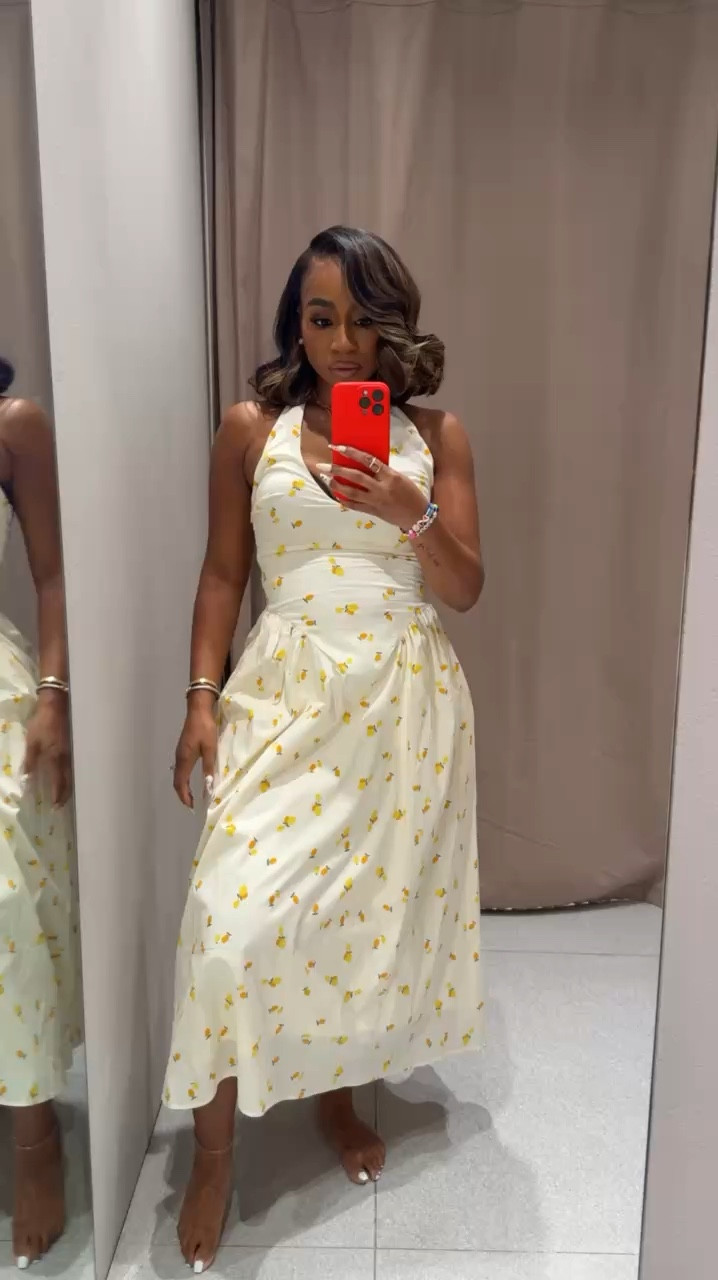summer dresses ideal for any occasion! lemon print! 

#LTKootd #LTKMidsize