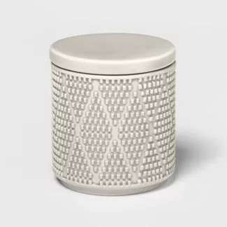 Canby Ceramic Canister Gray - Threshold™ | Target