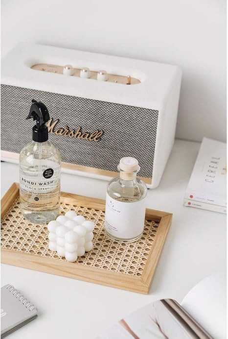 Rectangle Premium Rattan hometray, Serving Tray, Rattan Food Tray, Handmade Rattan Tray, Coffee T... | Amazon (US)