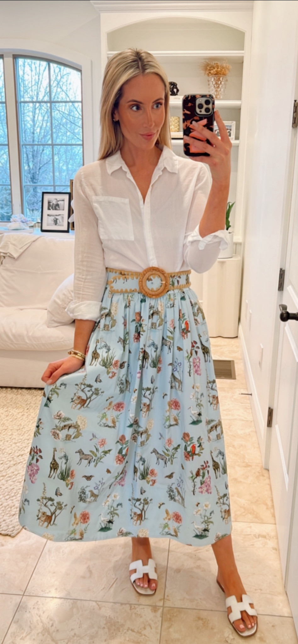 This skirt is STUNNING! I got the matching shirt too! I wear the size 4

#LTKstyletip