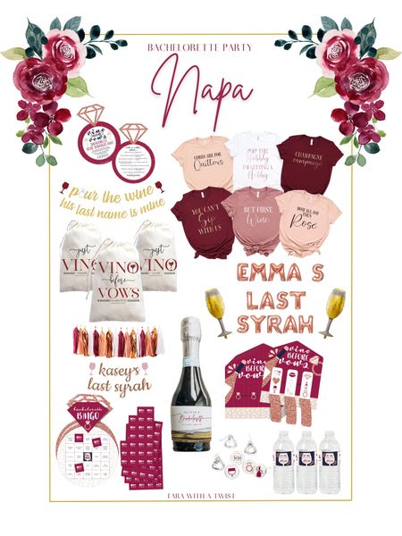 Napa Bachelorette! Check out my brides collection for more inspo!

Bachelorette Party
Bachelorette Party Decor
Bridesmaids
Maid of Honor
Bride to Be
Wedding
Napa Bachelorette

#LTKwedding #LTKtravel #LTKSeasonal