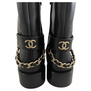Chanel CC Chain Short Chain Boots size 42 (41)
