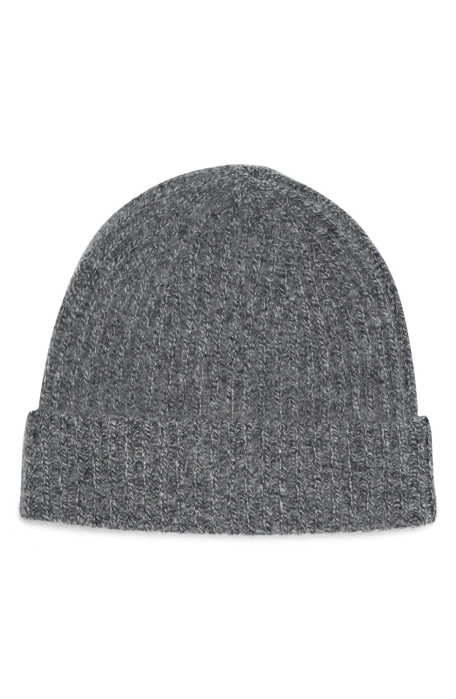 Cashmere Ribbed Cuff Beanie | Nordstrom Rack
