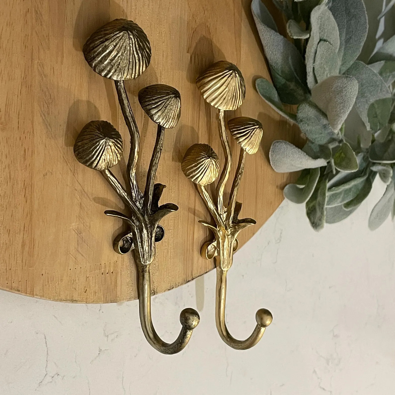 Mushroom Wall Hook (2 Colors) - Etsy | Etsy (Global)
