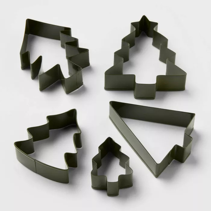 5pc Stainless Steel Trees Cookie Cutter Set - Threshold™ | Target