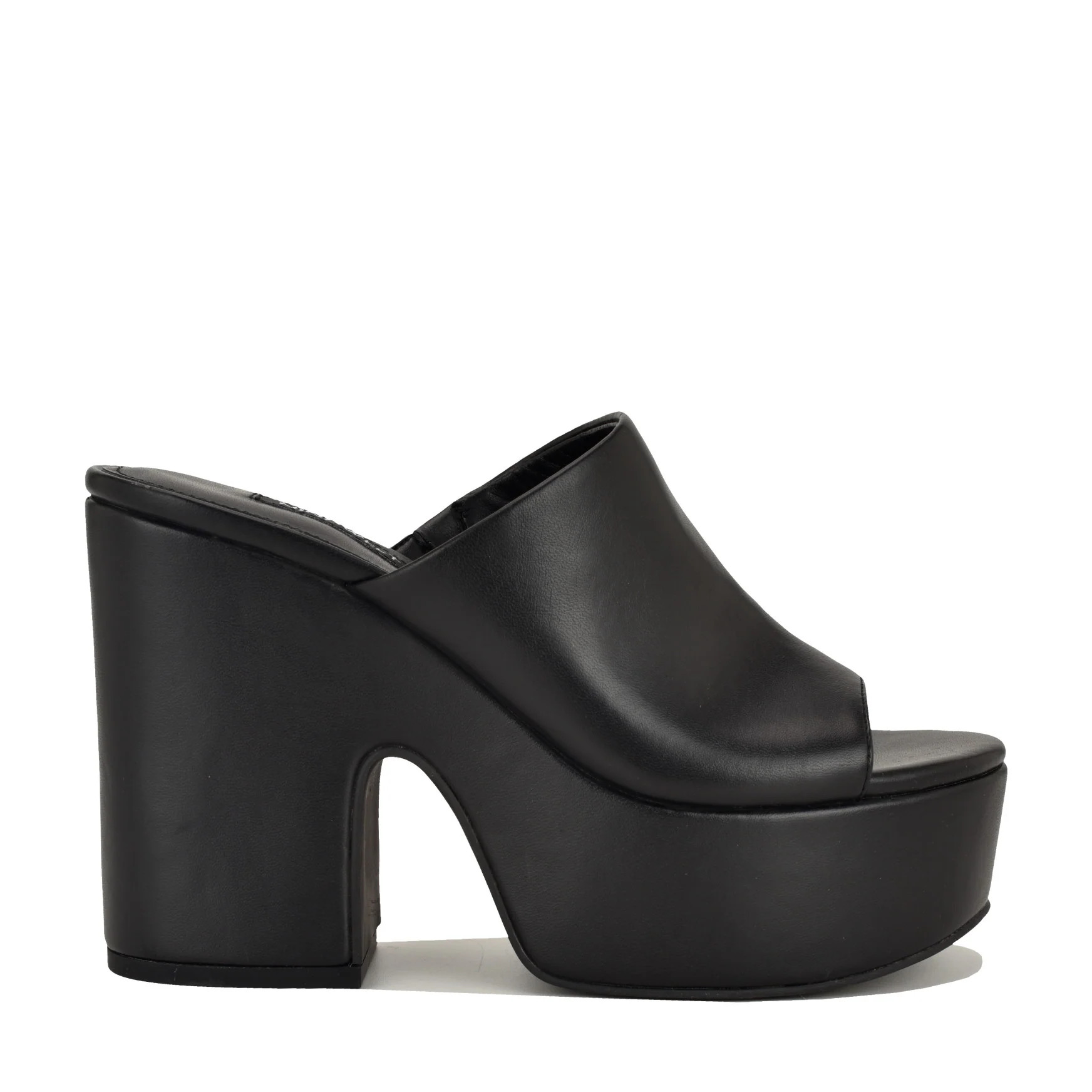 Women's Olley Platform Slide Sandals - Black | Nine West | Nine West (US)