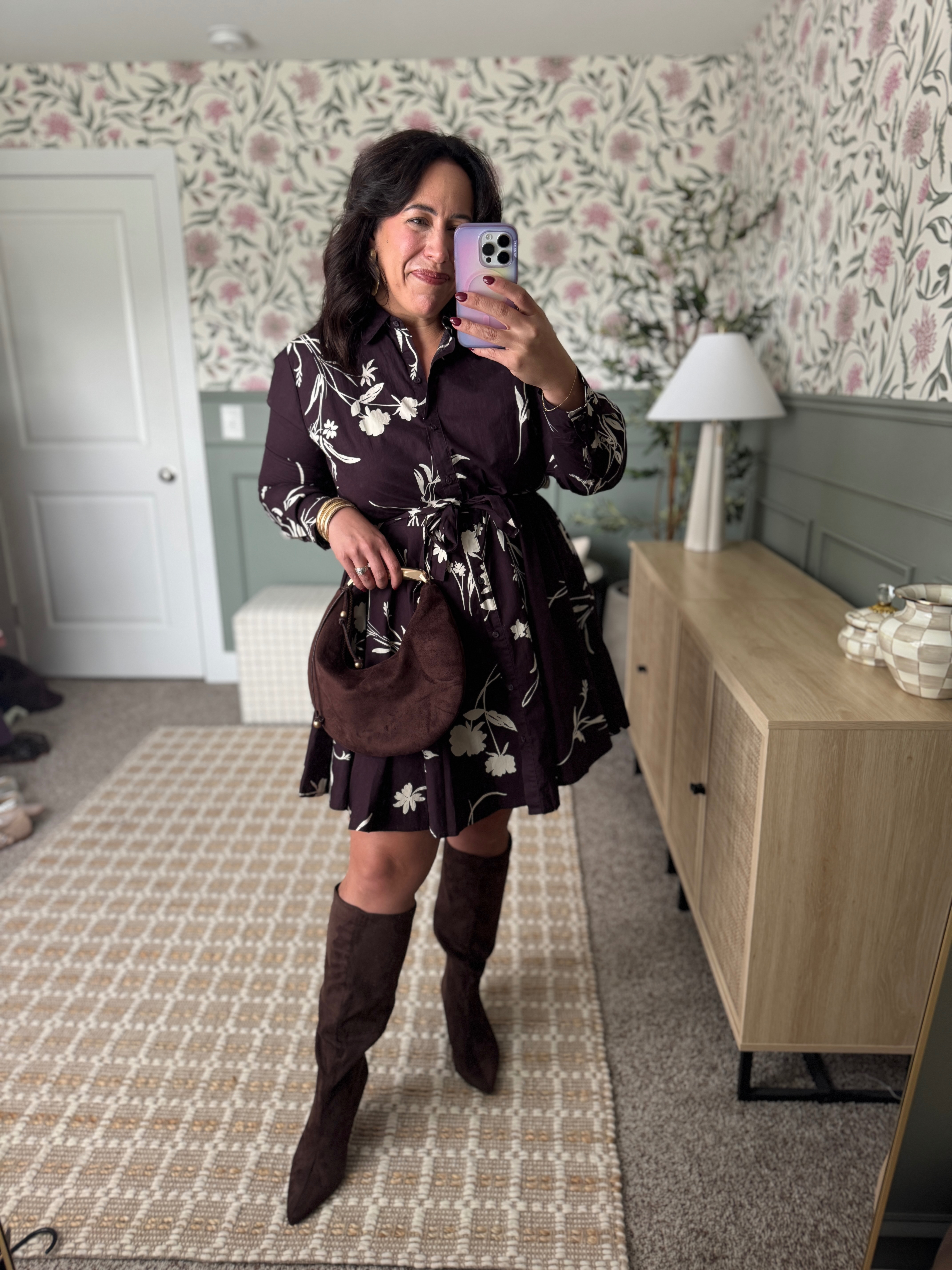 Target fall dress for date night! Wearing size large!  

 #LTKSaleAlert #LTKMidsize #LTKStyleTip