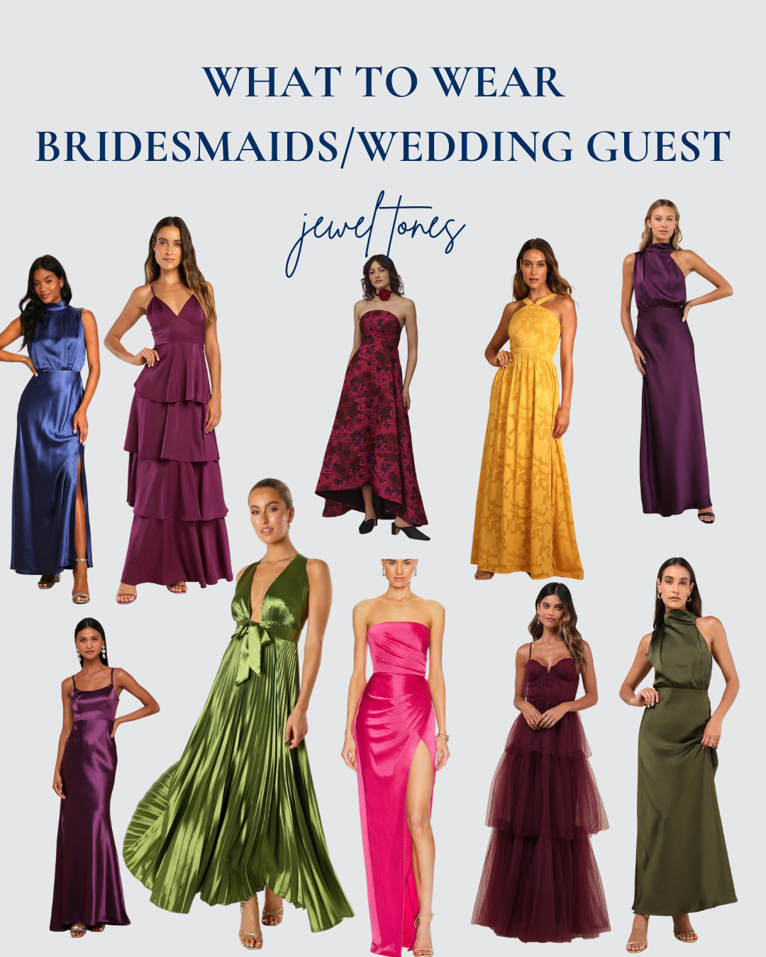 Fall means jewel-tone wedding guest/bridesmaid outfits!  

 #LTKParties #LTKStyleTip #LTKWedding