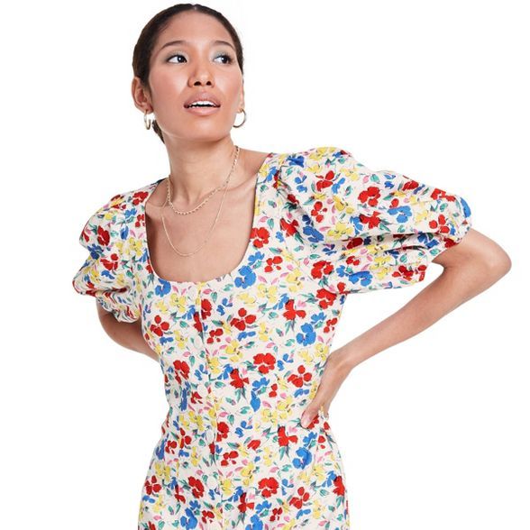 Floral Short Sleeve Button-Up Dress - RIXO for Target | Target