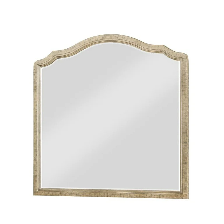 Pemberly Row Mirror with Arched Distressed Wood Frame in Gray - Walmart.com | Walmart (US)