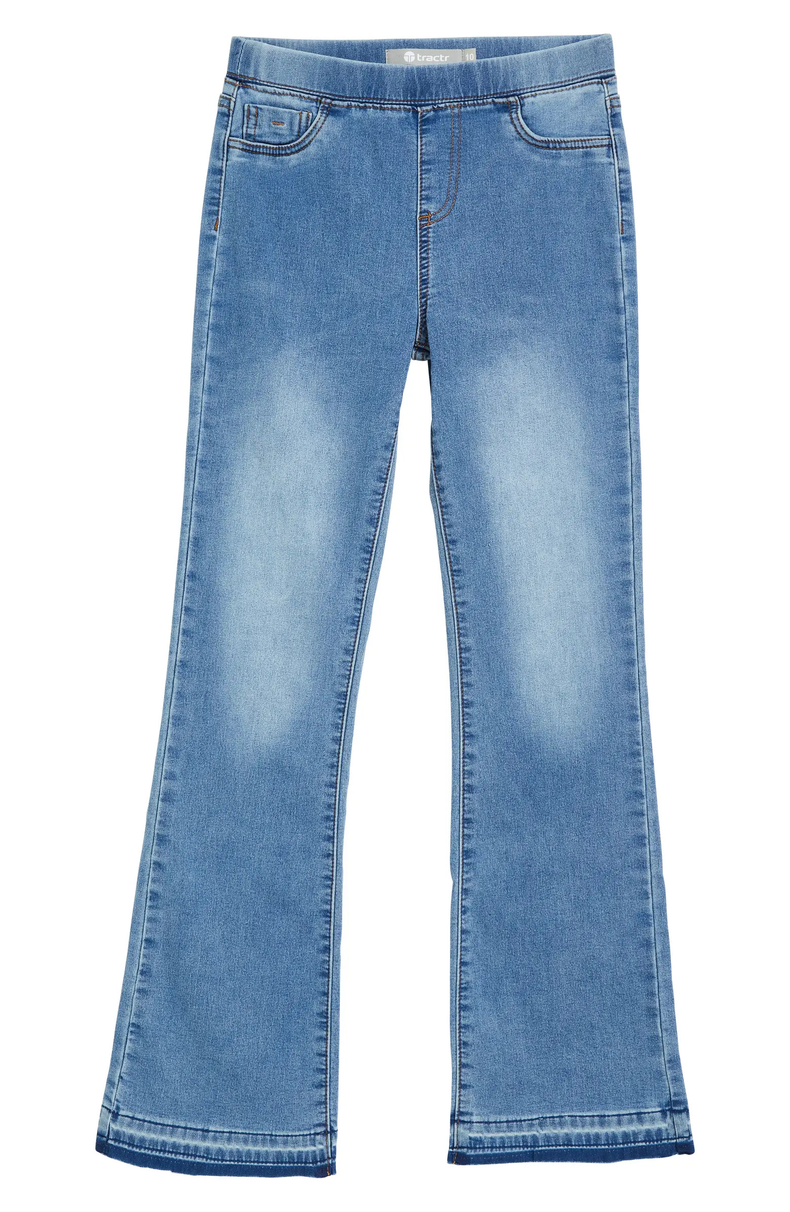Tractr Kids' Pull-On Knit Flare Jeans | Nordstrom | Nordstrom