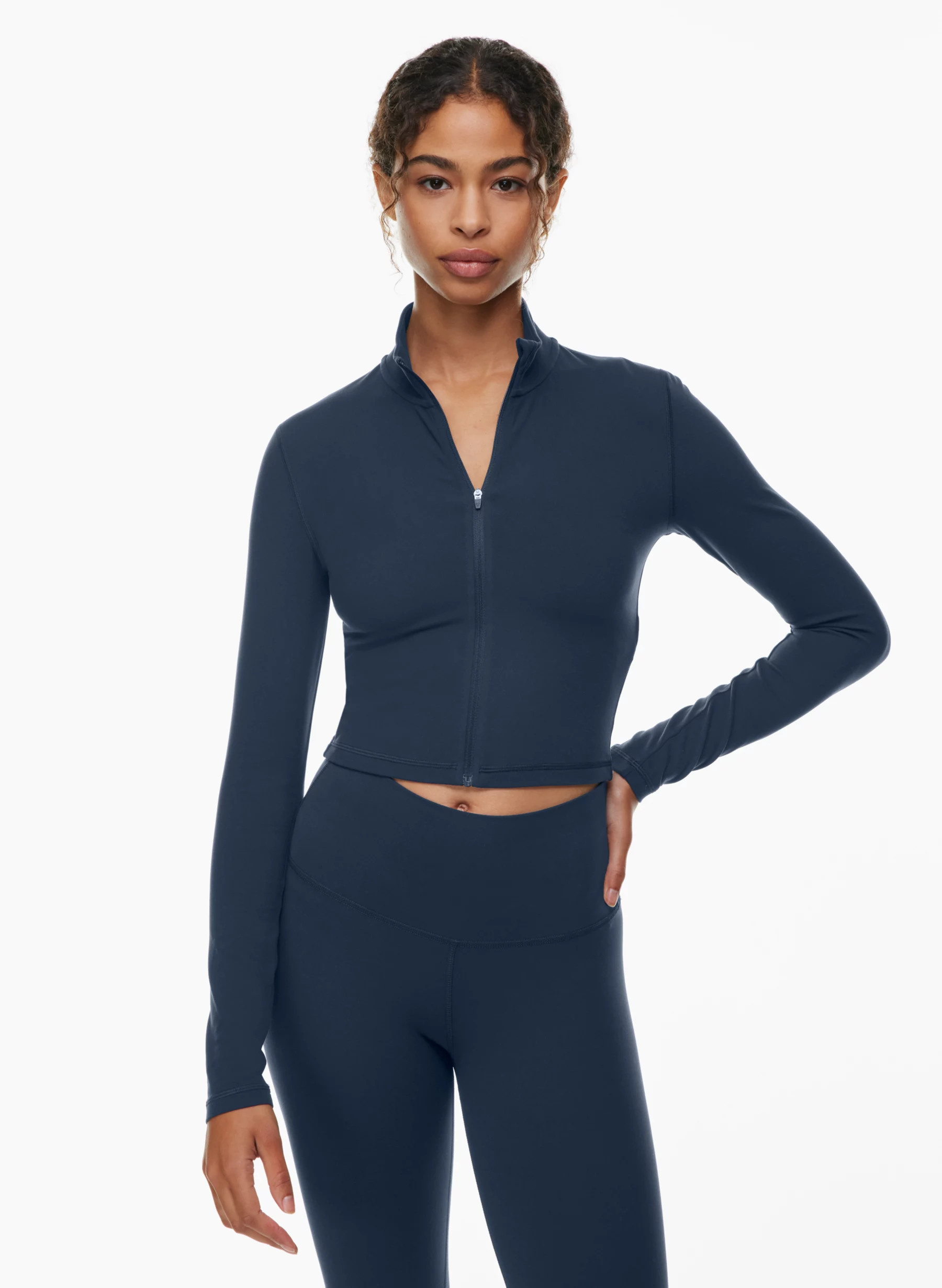 TNABUTTER™ LIMIT ZIP LONGSLEEVE | Aritzia