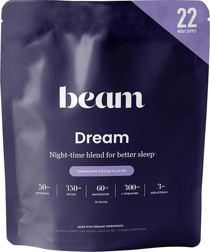 Beam Dream Sleep Powder, Sleep Supplement, Sleep Aids for Adults, Contains Magnesium, Melatonin, ... | Amazon (US)