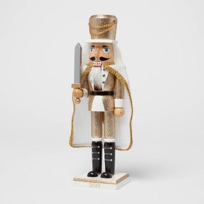 14" Traditional Glitter Nutcracker Gold  - Wondershop™ | Target