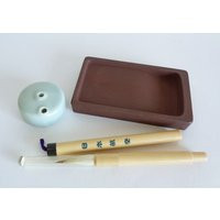 Calligraphy Tools Kit Ink Stick - Brush Stone, Japanese For Chinese-Japanese Sumi Calligraphy #5235 | Etsy (US)