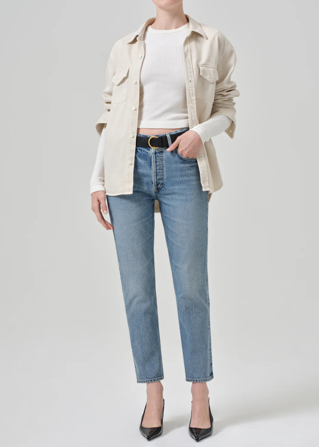 Charlotte High Rise Straight in Meridian | Citizens of Humanity