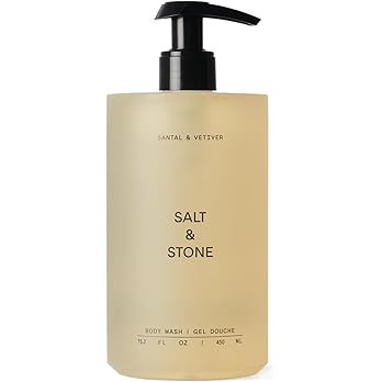 Salt & Stone Antioxidant-Rich Body Wash - Santal & Vetiver | Cleanse, Nourish & Soften Skin with ... | Amazon (US)