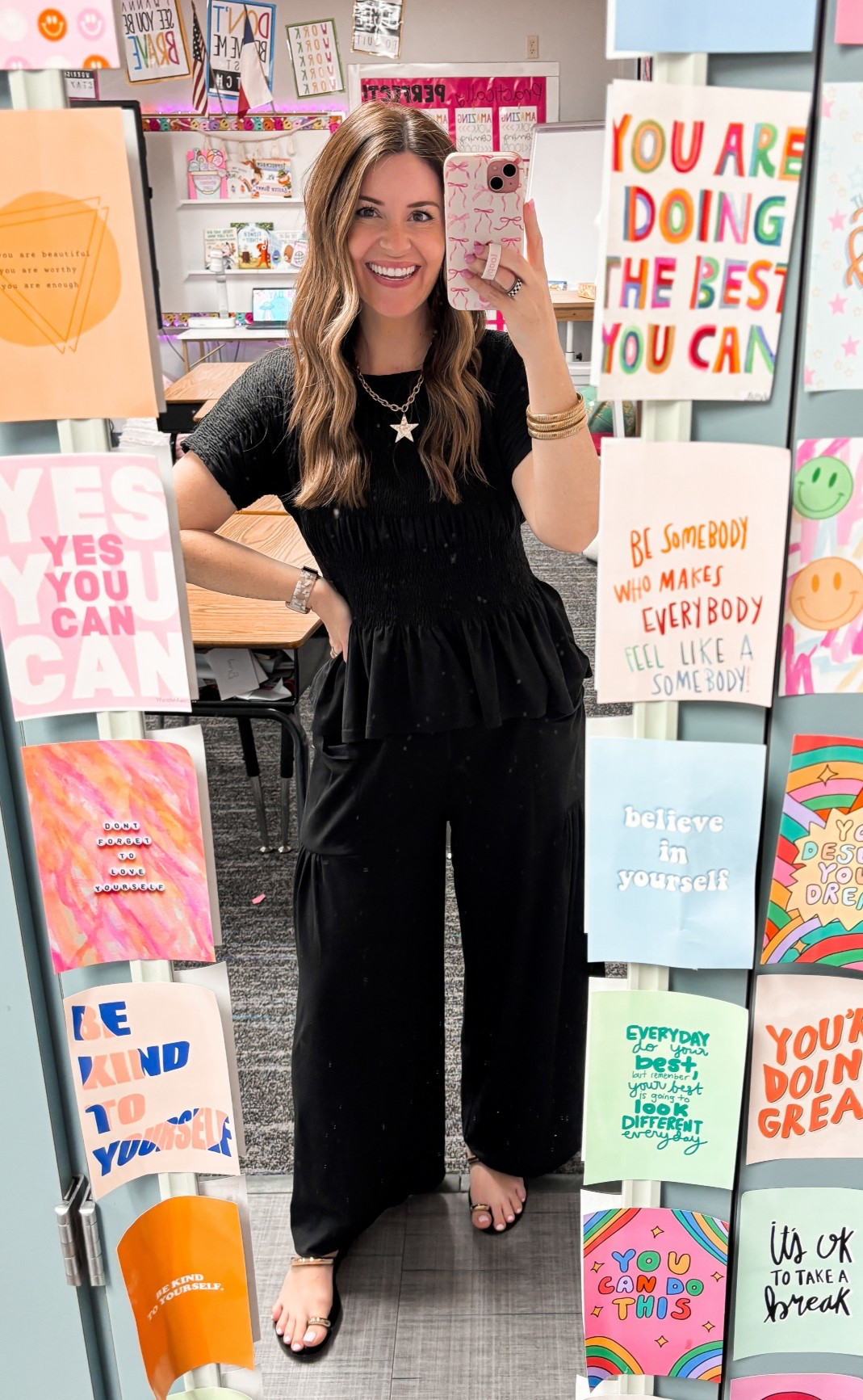 The softest, comfiest and cutest Amazon set perfect for the classroom! 🖤
Wearing size small!

Teacher, 2 piece set, matching set, look for less, comfort, fall style #LTKFindsUnder100 #LTKFindsUnder50

#LTKSaleAlert