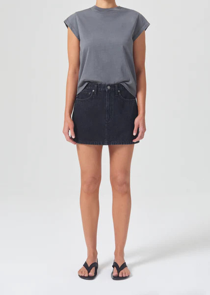 Liv Mini Skirt in Vapor | AGOLDE