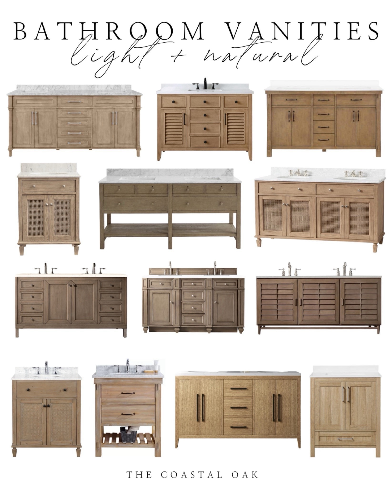 Natural wood vanity for bathroom 

#LTKStyleTip #LTKHome #LTKxWayfair