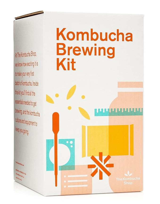 The Kombucha Shop Kombucha Starter Kit - 1 Gallon Brewing Kit Includes Everything You Need To Bre... | Amazon (US)