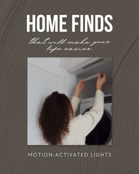 Renter-Friendly Apartment Decor Hacks 💡 Perfect for renters, these easy-to-install Motion-Sensored lights are ideal for illuminating dark spots in closets, kitchen cabinets, and any area in your apartment or home ✨ 

House hacks, apartment decor, interior design tops and tricks, Renter friendly, Motion sensor lights, Home lighting, Closet organization, Cabinet lighting, Home decor, Smart home, Interior design, Home essentials

#LTKfindsunder50 #LTKhome #LTKVideo