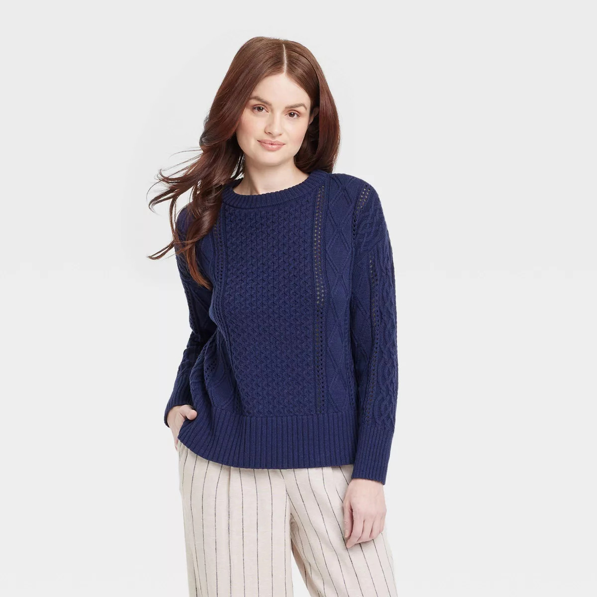 Women's Crewneck Tunic Pullover Sweater - A New Day™ | Target