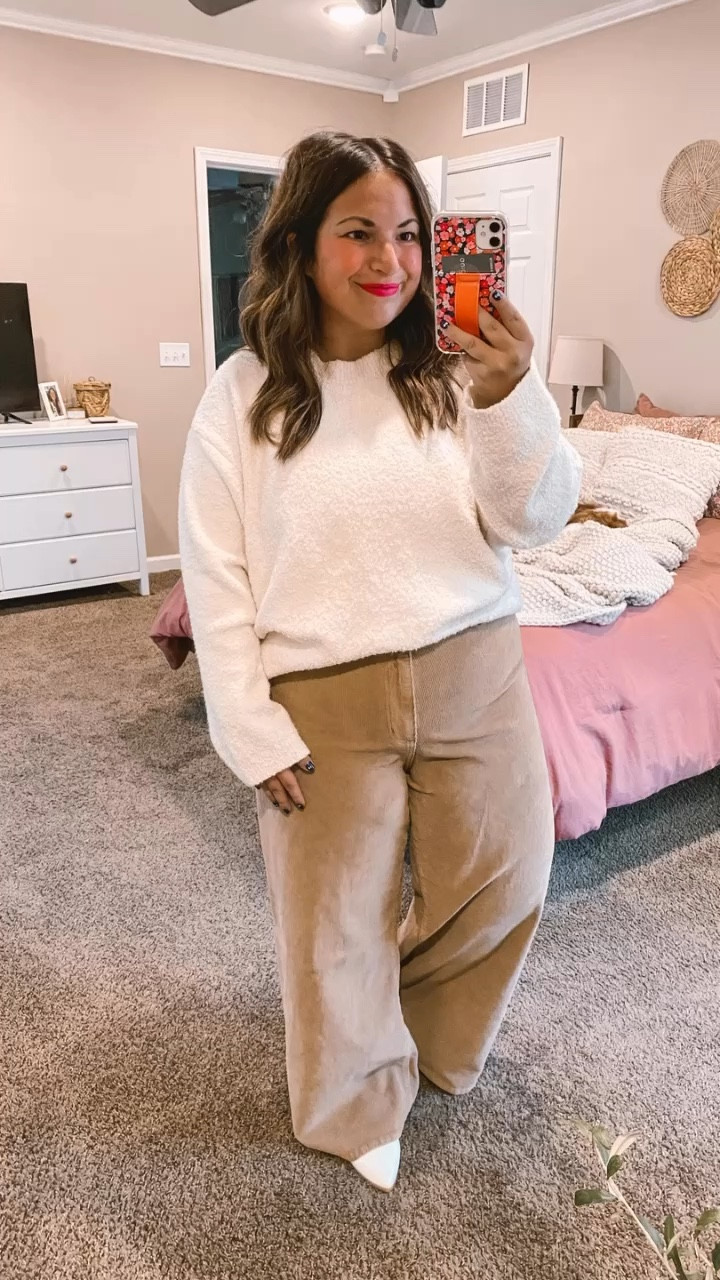 Super cozy neutral fit! Sweater & pants are Target, mules are Amazon.

mules: fit true to size // wearing a 5
pants: fit true to size // wearing a 14
sweater: fits true to size // wearing a large

#LTKStyleTip #LTKFindsUnder100 #LTKFindsUnder50