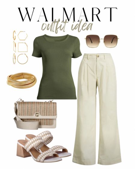 Walmart spring outfit, Walmart new arrivals, wide leg trousers, business casual, Easter outfit, church outfit, workwear 

#LTKworkwear #LTKstyletip #LTKSeasonal