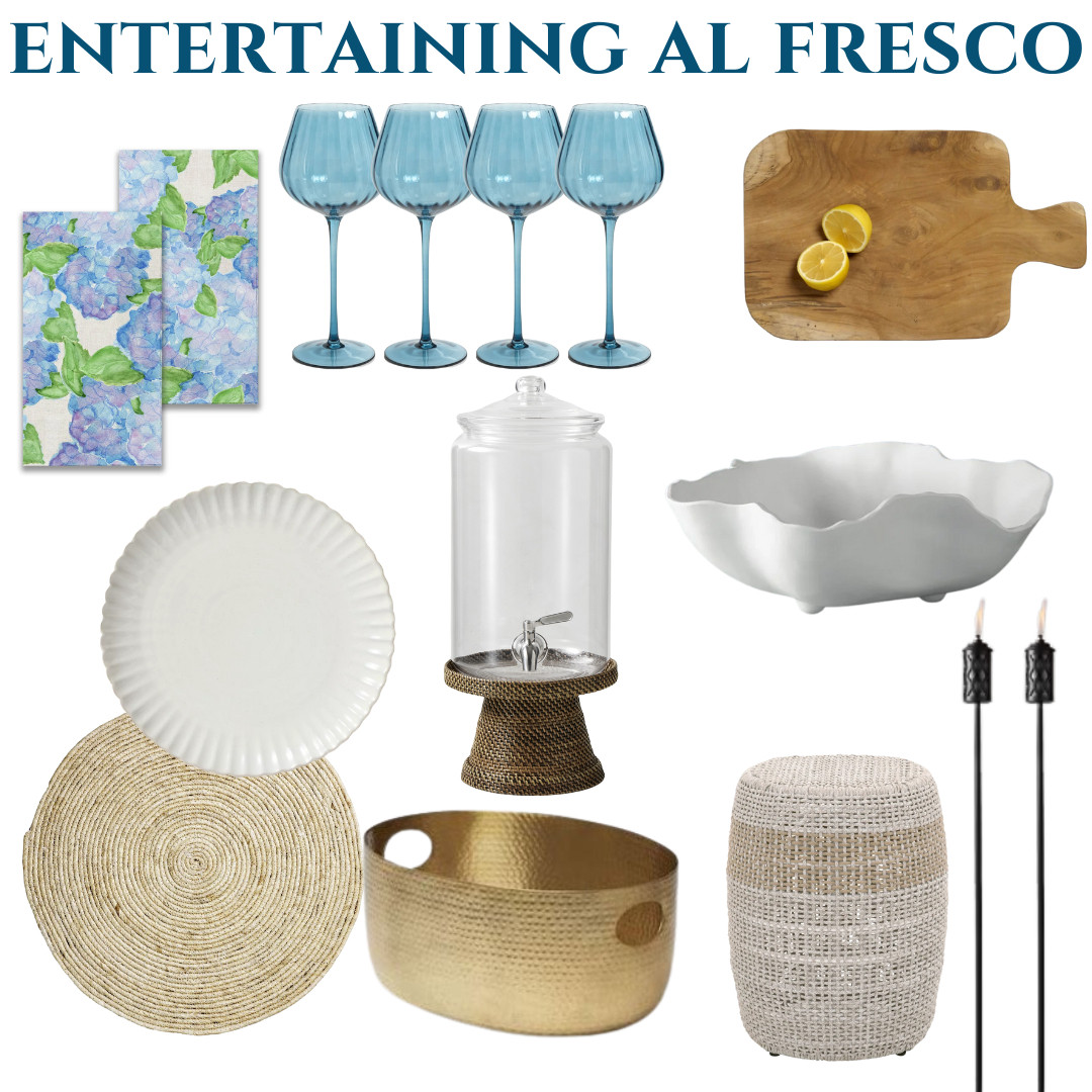 From sculptural serving bowls to handblown blue stemware, these are my must-haves for effortless summer entertaining. I’ve curated every detail—from chic drink dispensers to statement platters, woven placemats, and even outdoor torches—for a setup that’s as functional as it is fabulous.

Tap to shop everything you need to entertain with ease and style this season. Your patio just leveled up 🍹🌿

#LTKhome #LTKsummer #alFrescoDining #OutdoorEntertaining #TablescapeGoals 

 #LTKSummerEdit #LTKHome #LTKParties