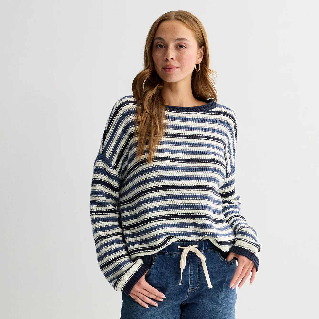 Juniors' SO\u00ae Textured Boatneck Sweater | Kohl's