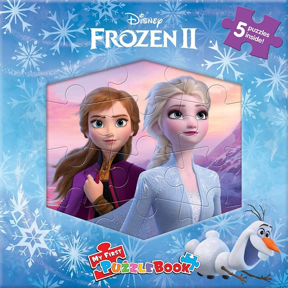 Disney Frozen 2 My First Puzzle Book - Jigsaw Puzzles for kids, 10-page board book, 5 puzzles to ... | Amazon (US)