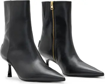 AllSaints Vivian Pointed Toe Bootie (Women) | Nordstrom | Nordstrom