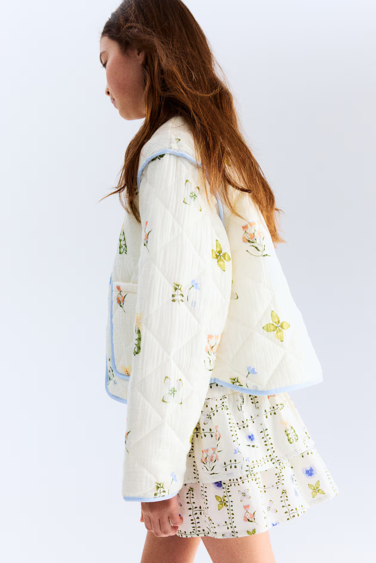 Steppjacke mit Print | H&M (DE, AT, CH, NL, FI)