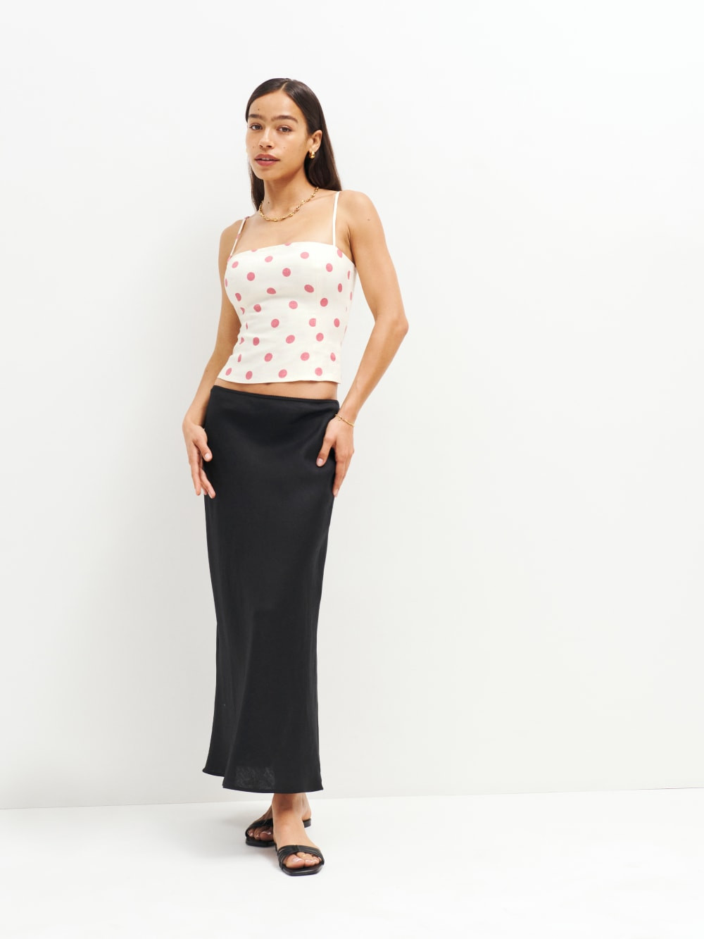 Overland Linen Top | Reformation (Global)