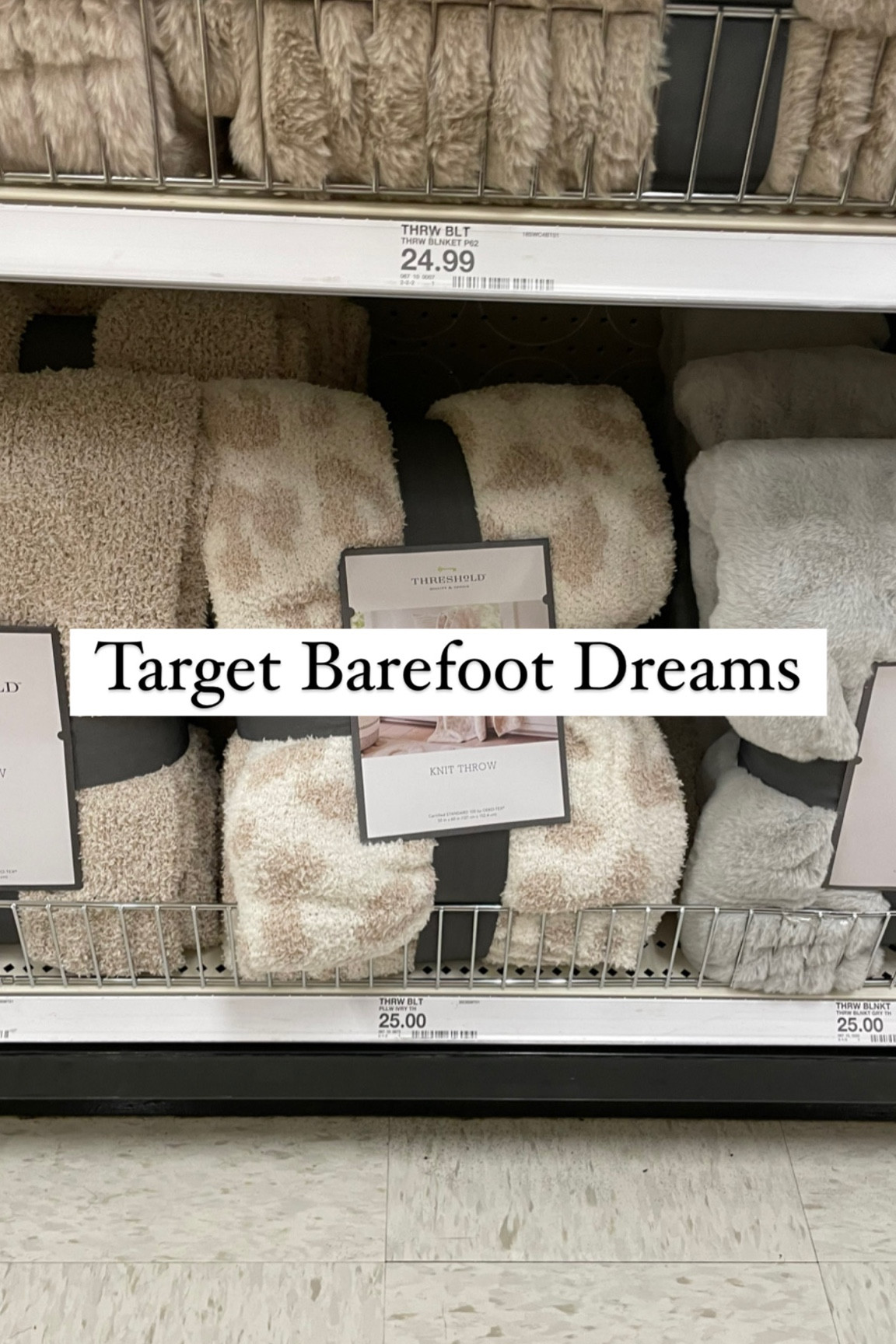 Target barefoot dreams blankets!!
