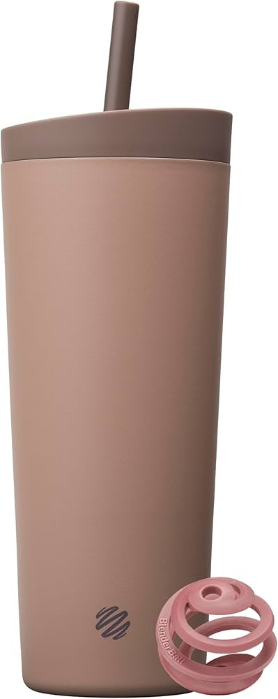 BlenderBottle 2-in-1 Insulated Stainless Steel Shaker Tumbler, Swig Leakproof Lid, Straw, Blender... | Amazon (US)