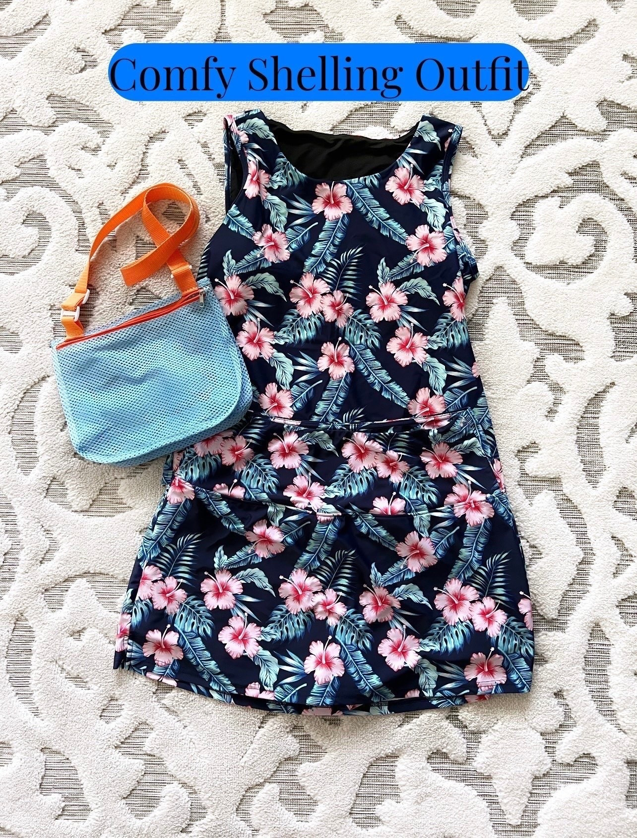 🐚Such a comfy outfit for shelling at the beach! 

🐚You can purchase the swimsuit top and bottom separately. (Sizes available Xsmall to 3XL.)

🐚There are built in shorts underneath the skirt. (It’s great for all of the bending over picking up seashells.) I wear a large in both. They fit true to size.

🐚Don’t forget to pick up your shelling bag and scooper too.

#LTKTravel #LTKSwim #LTKootd