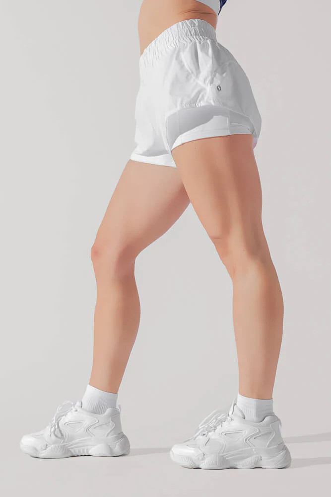 High Waisted Supershort™ - White | POPFLEX