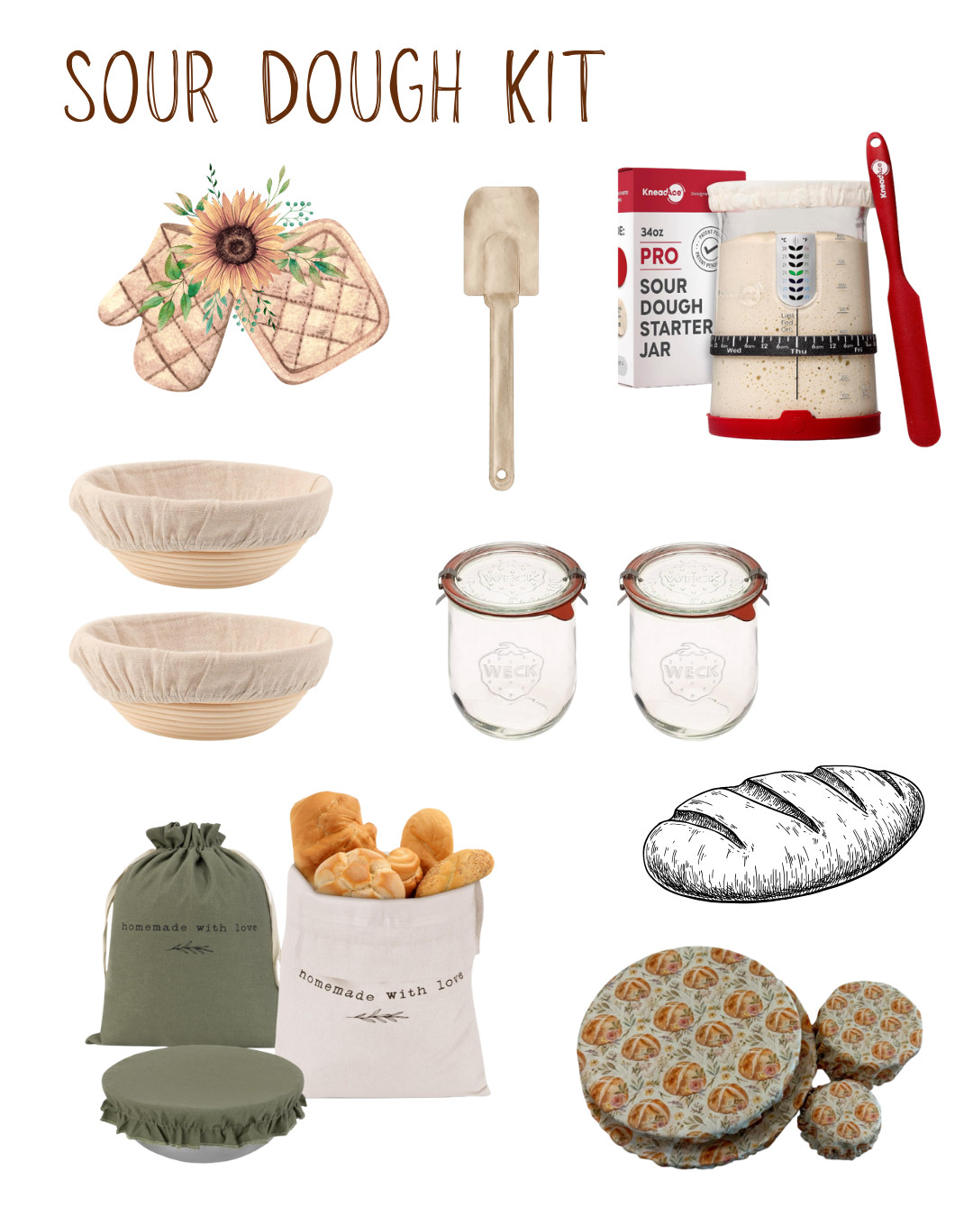 POV: you’re entering your cottagecore sourdough era 🌿🥖 this starter kit = game changer 

 #LTKHome #LTKFindsUnder50