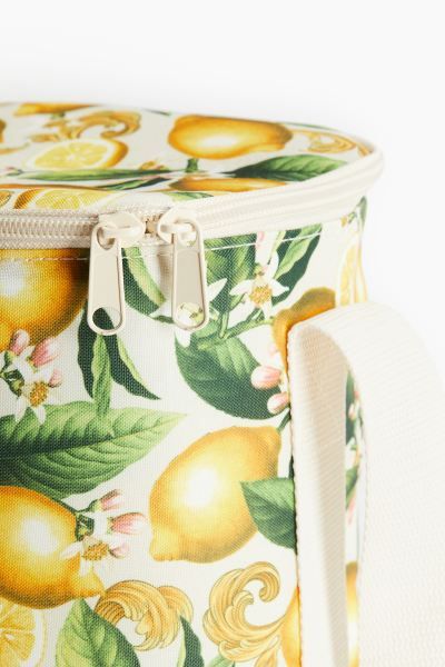 Cooler Bag - Light beige/lemons - Home All | H&M US | H&M (US + CA)